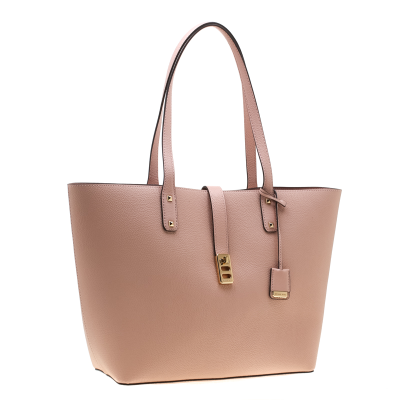 Michael Kors Leather Tan Large Karson Tote Handbag