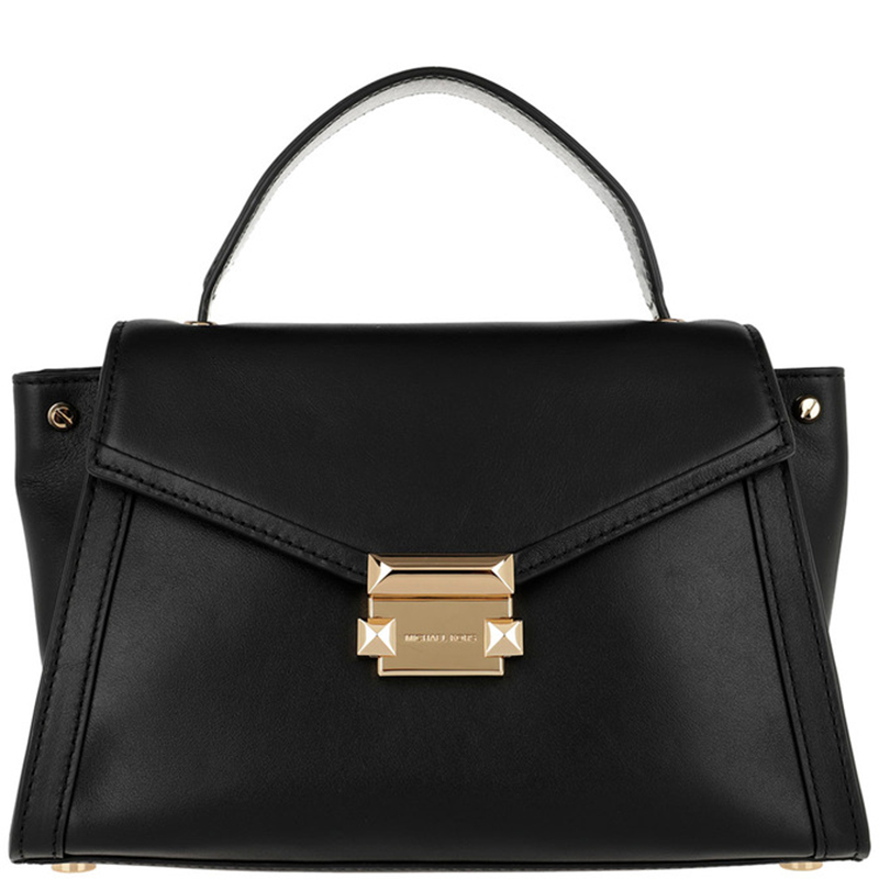 michael kors black satchel bag