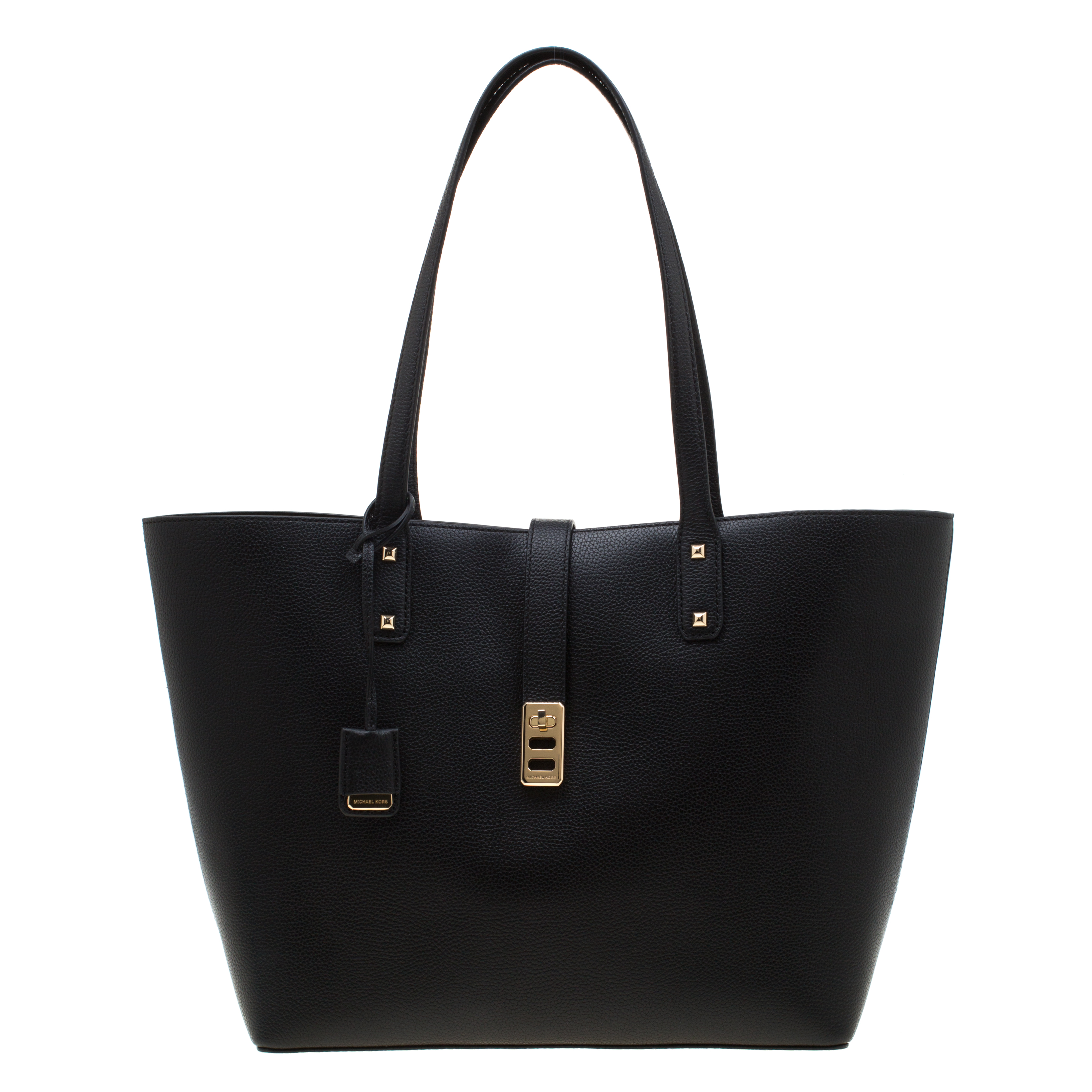 Pre Owned حقيبة يد مايكل كورس لاغدغ كارسون كارياول كبيرة جلد أسود