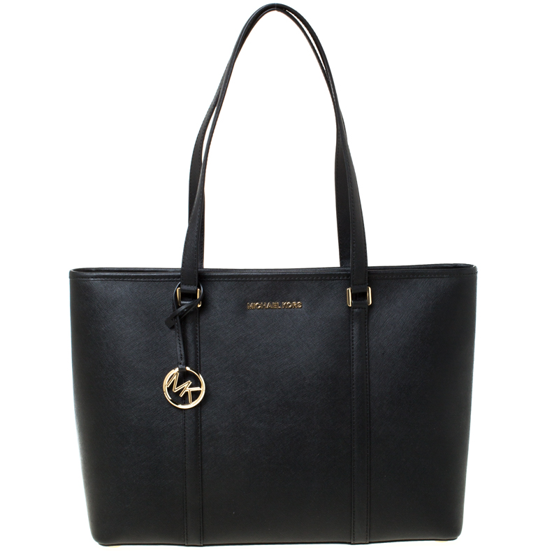 Michael Kors Black Leather Sady Tote Michael Kors | TLC