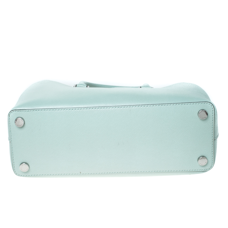 Michael Kors Michael Lime Green Leather Savannah Celadon Tote