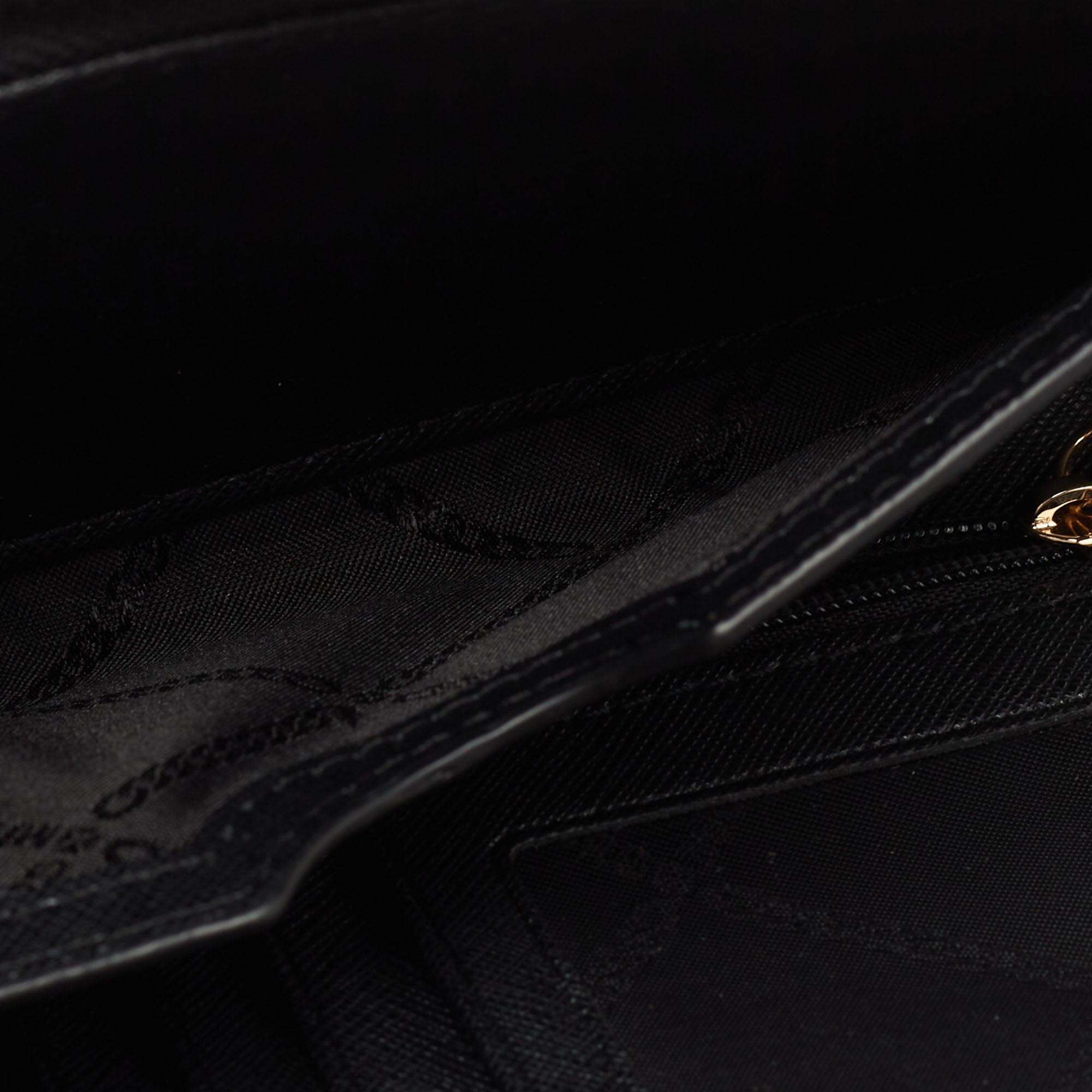 

Michael Kors Black Leather Zip Around Wristlet Wallet