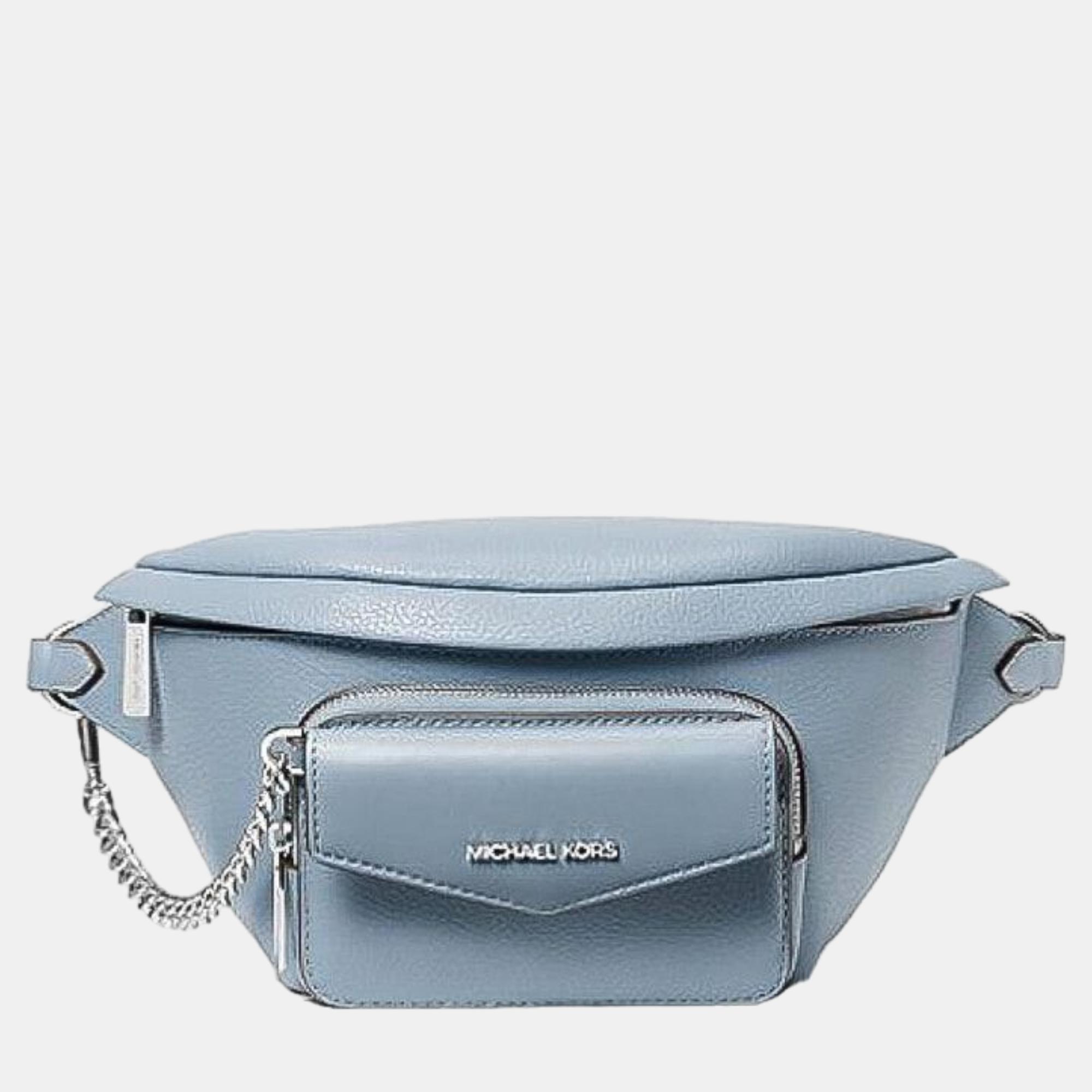 

Michael Kors Grey Leather Belt Bag