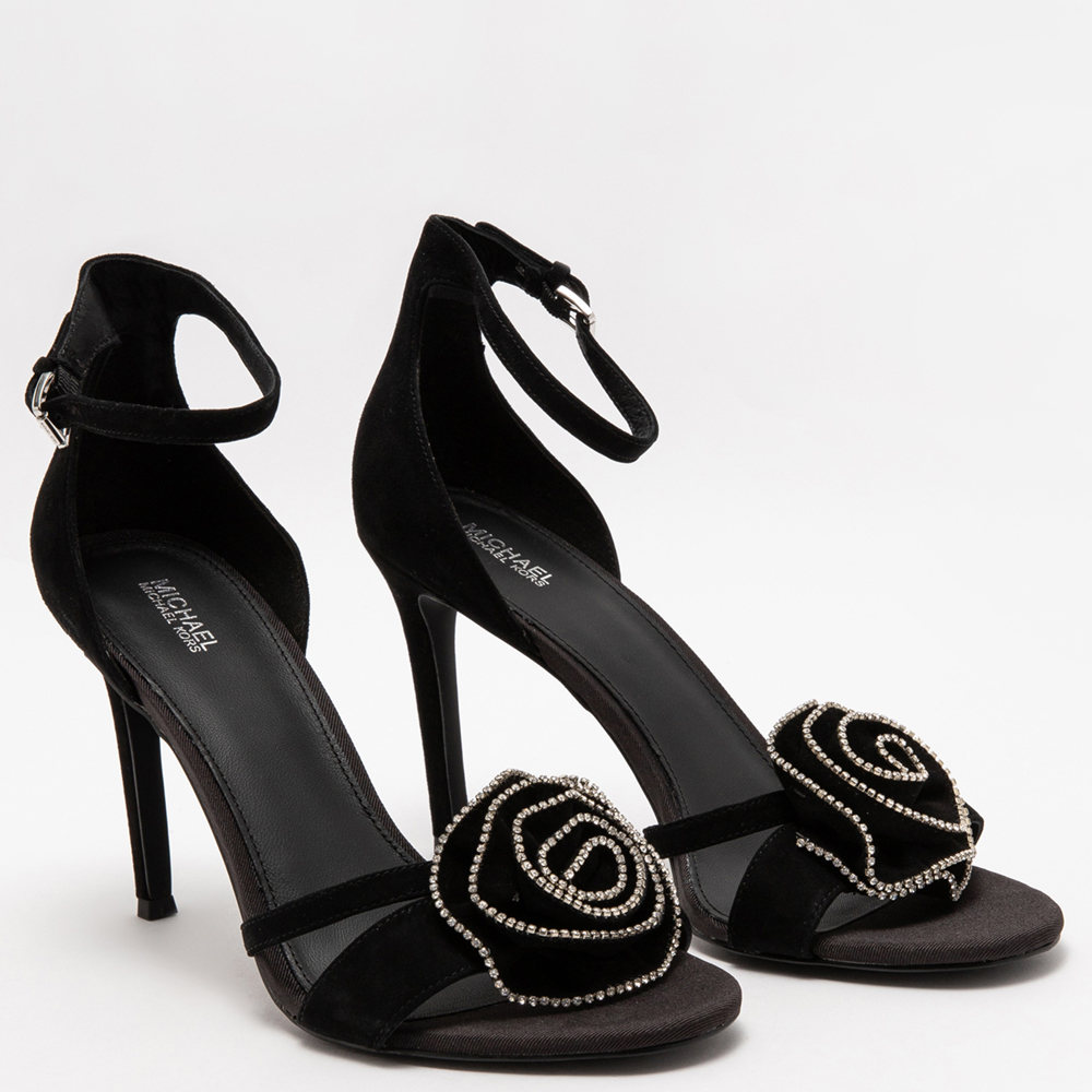 

Michael Kors Black Suede Ankle Strap Sandals Size EU