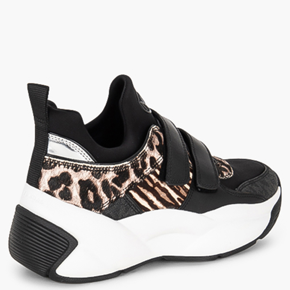 

Michael Kors Black Textile and Leather Keeley Trainer Sneakers Size EU  (Available for UAE Customers only