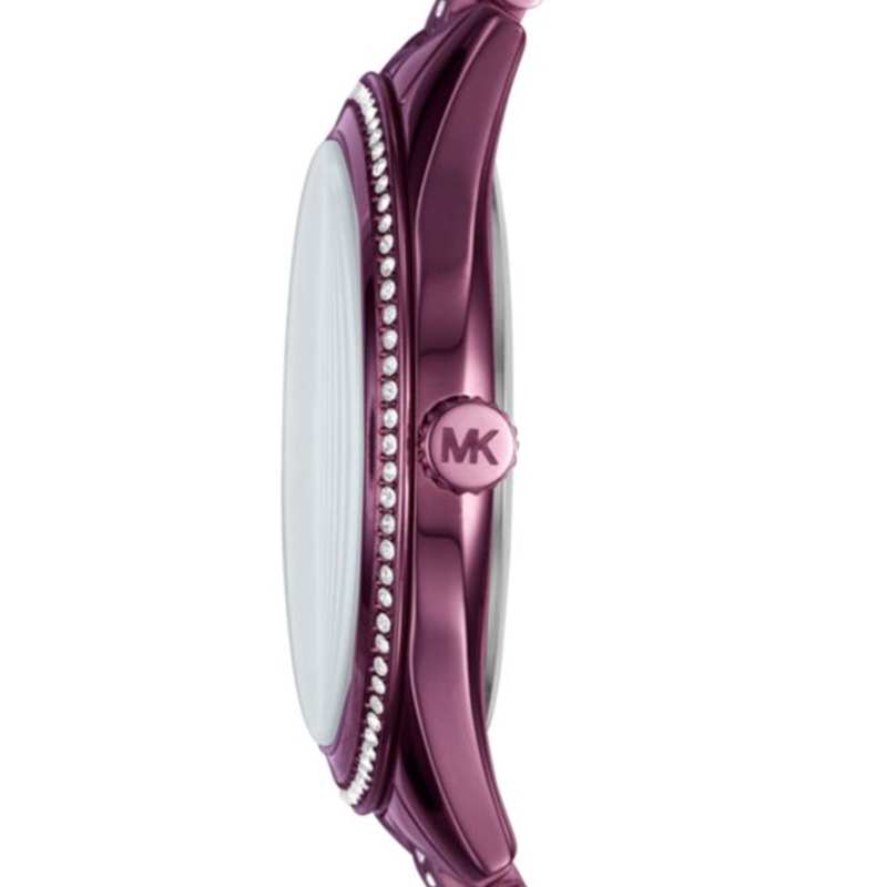 

Michael Kors Black Plum Plated Steel Lauryn MK3724 Women's Wristwatch