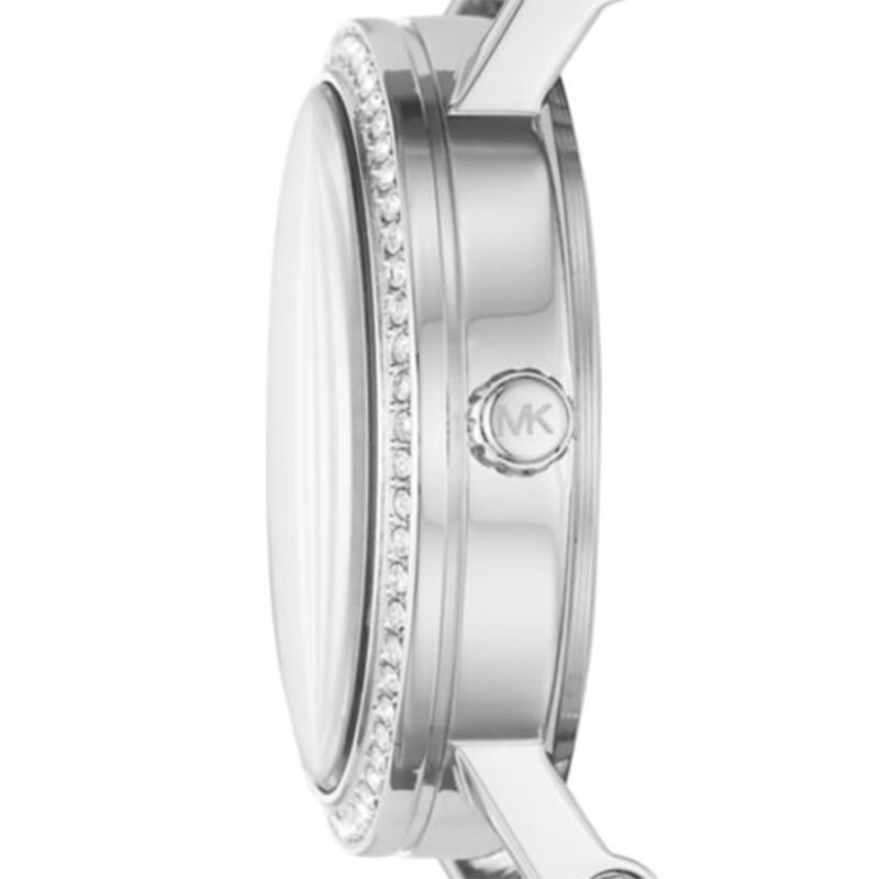 

Michael Kors MOP Stainless Steel Petite Norie MK3891 Women's Wristwatch, Silver