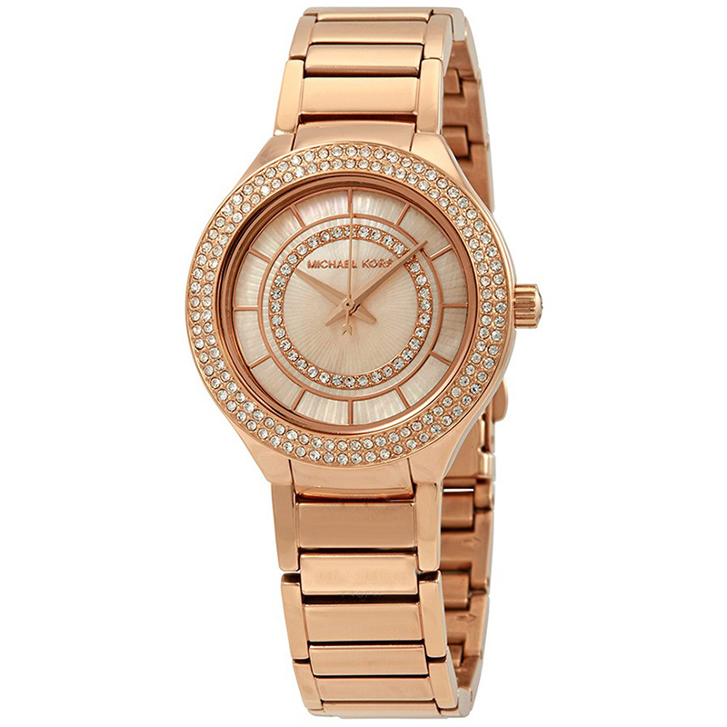 

Michael Kors MOP Rose Gold Plated Steel Mini Kerry MK3802 Women's Wristwatch