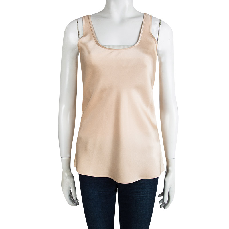 

Michael Kors Beige Sleeveless Top