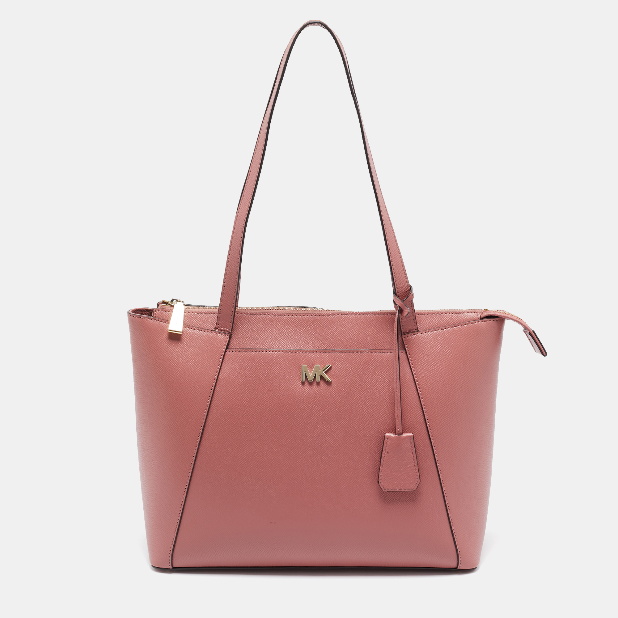 

Michael Kors Pink Old Rose Leather Maddie East/West Tote