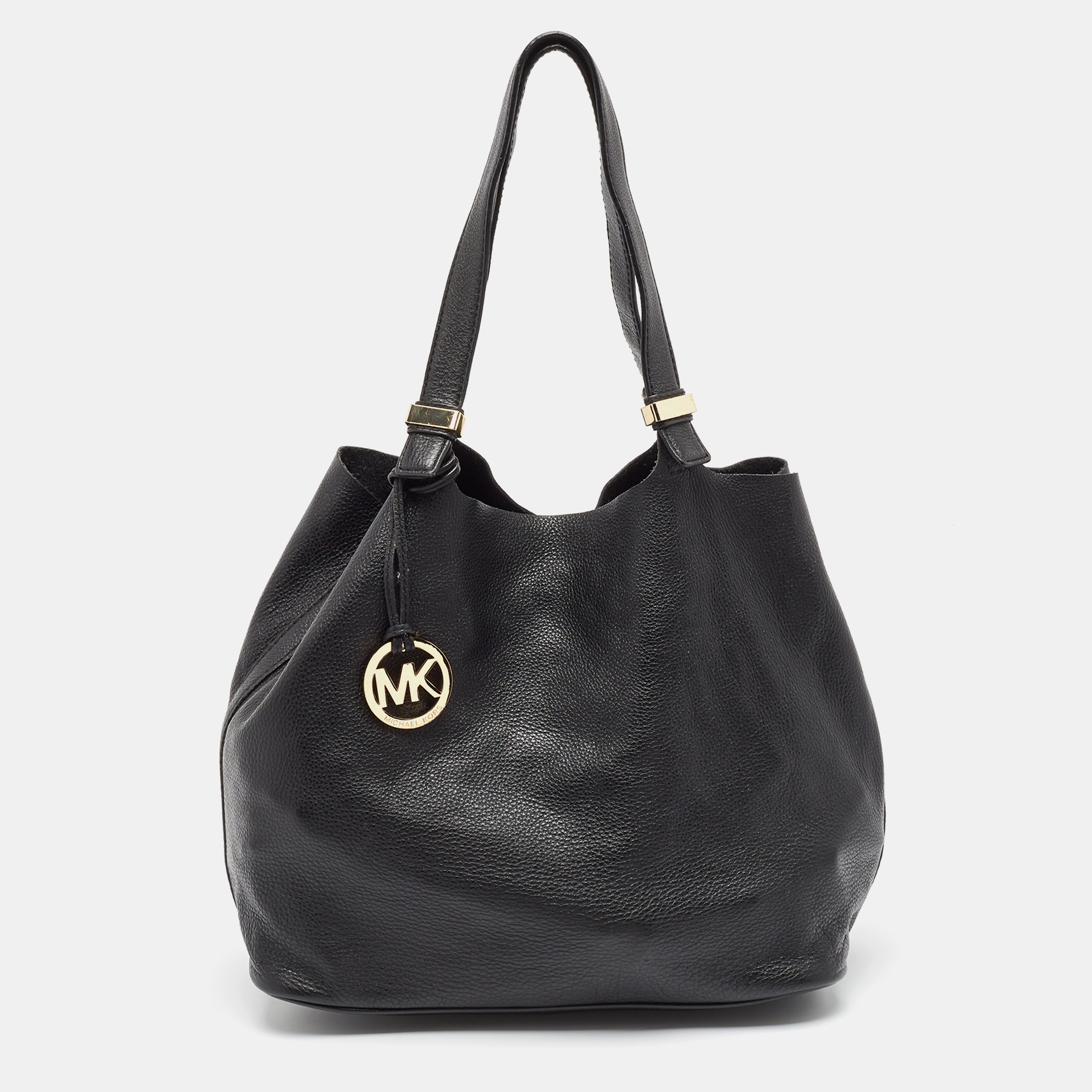 

Michael Kors Black Soft Leather Colgate Tote