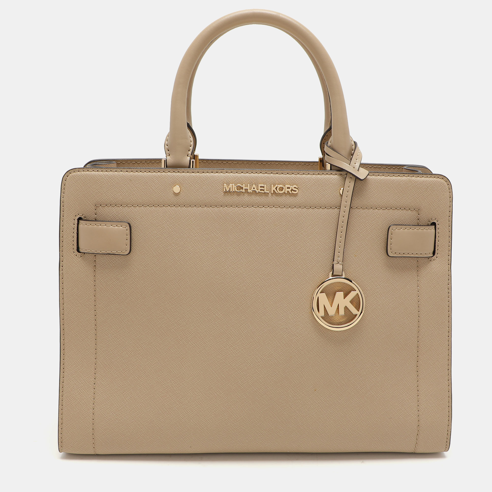 

Michael Kors Beige Leather Rayne Tote