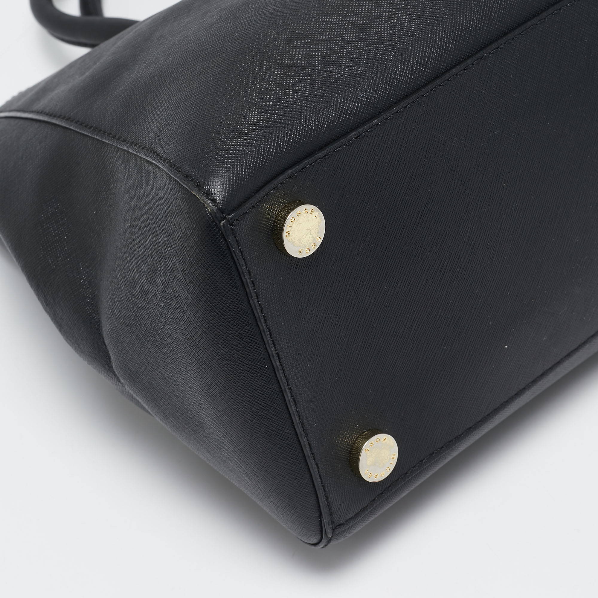 Michael Kors Black Leather Large Sutton Tote 