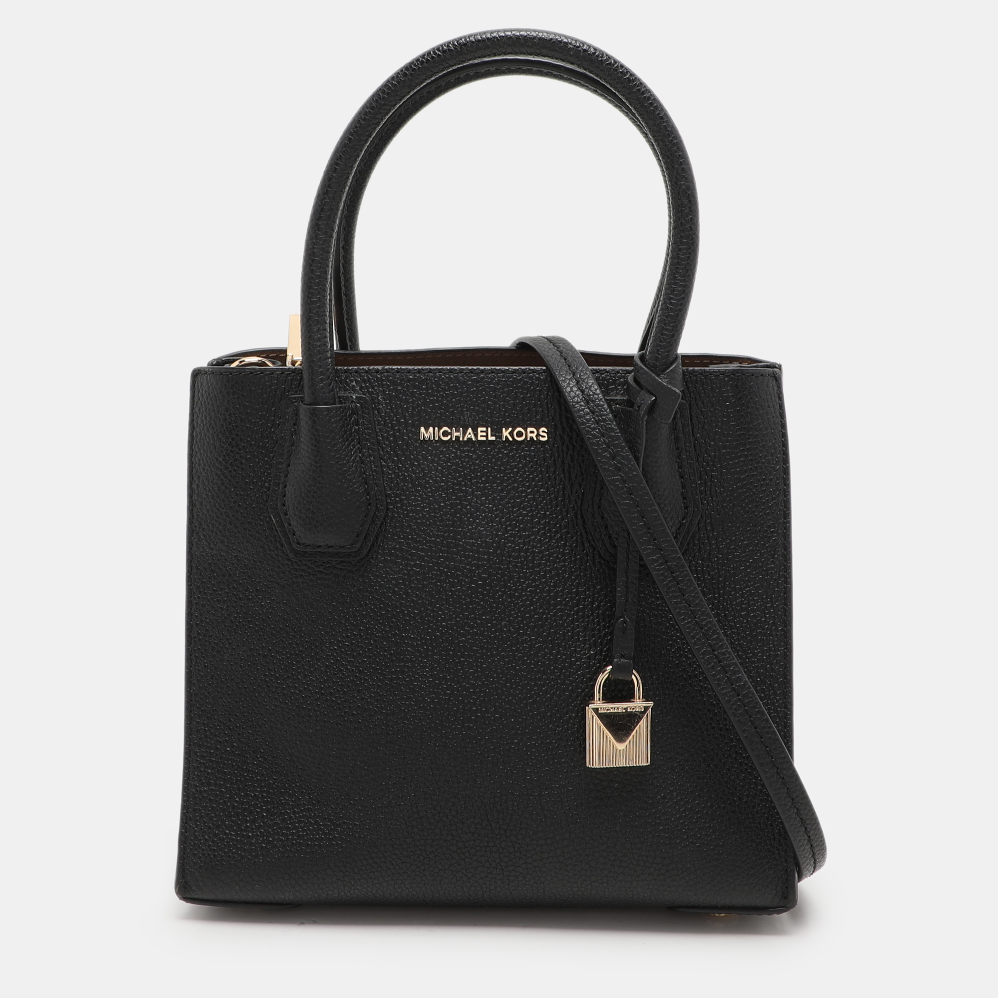 

Michael Kors Black Leather Mercer Tote