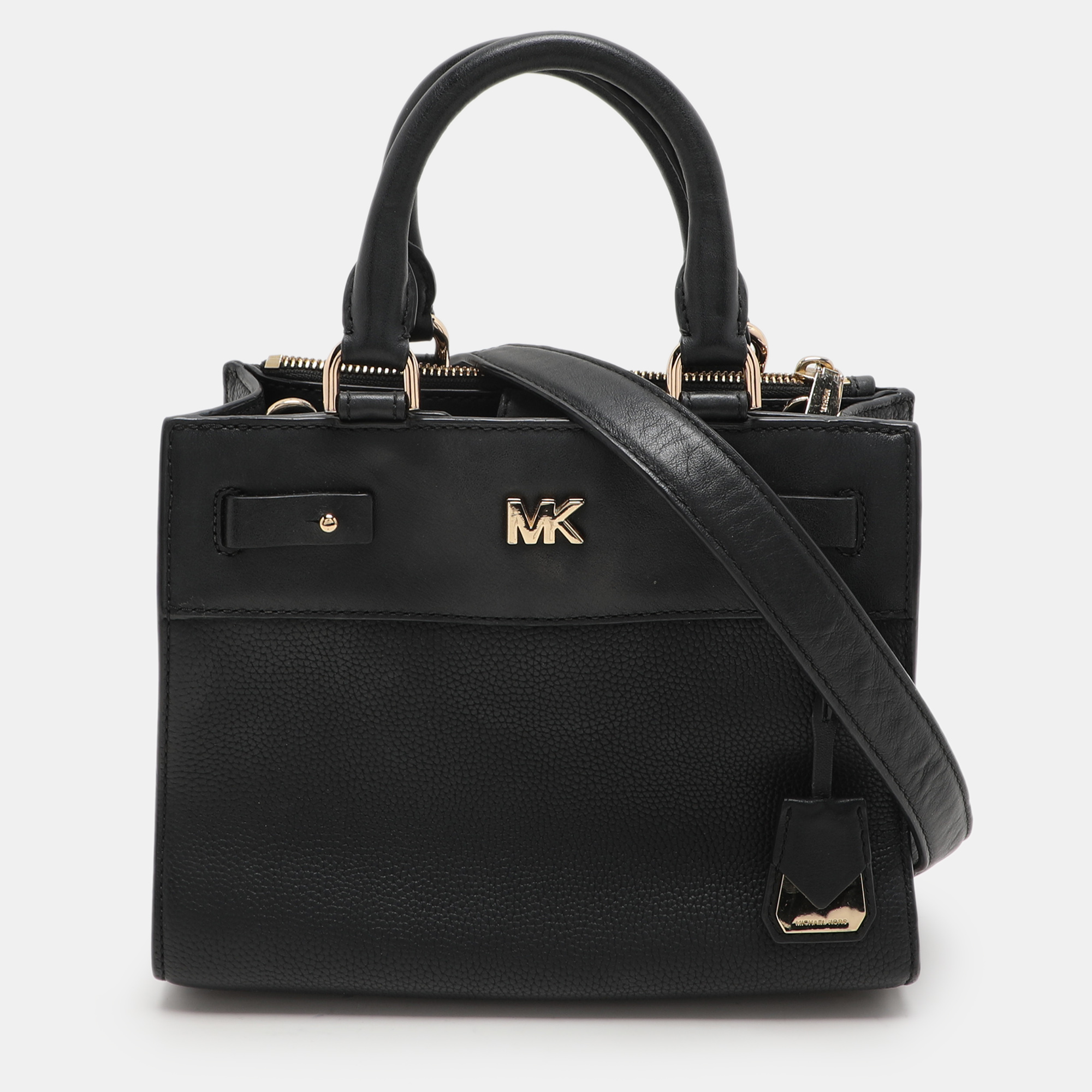 

Michael Kors Black Leather Reagan Tote