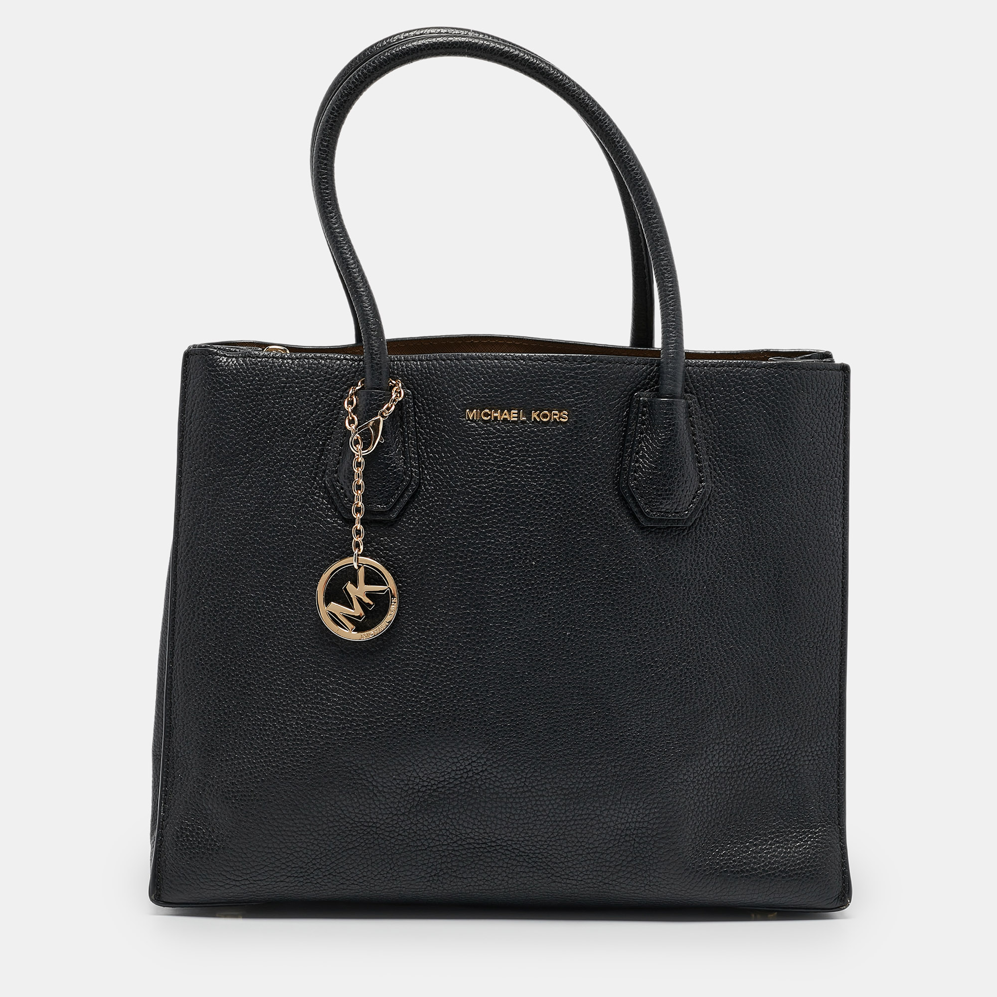 

Michael Kors Black Leather  Mercer Tote