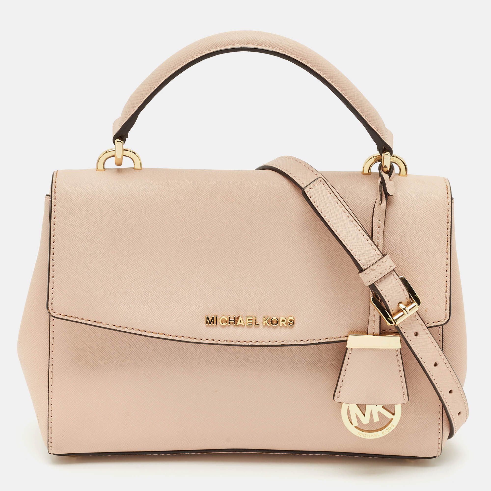

Michael Kors Pink Leather  Ava Top Handle Bag