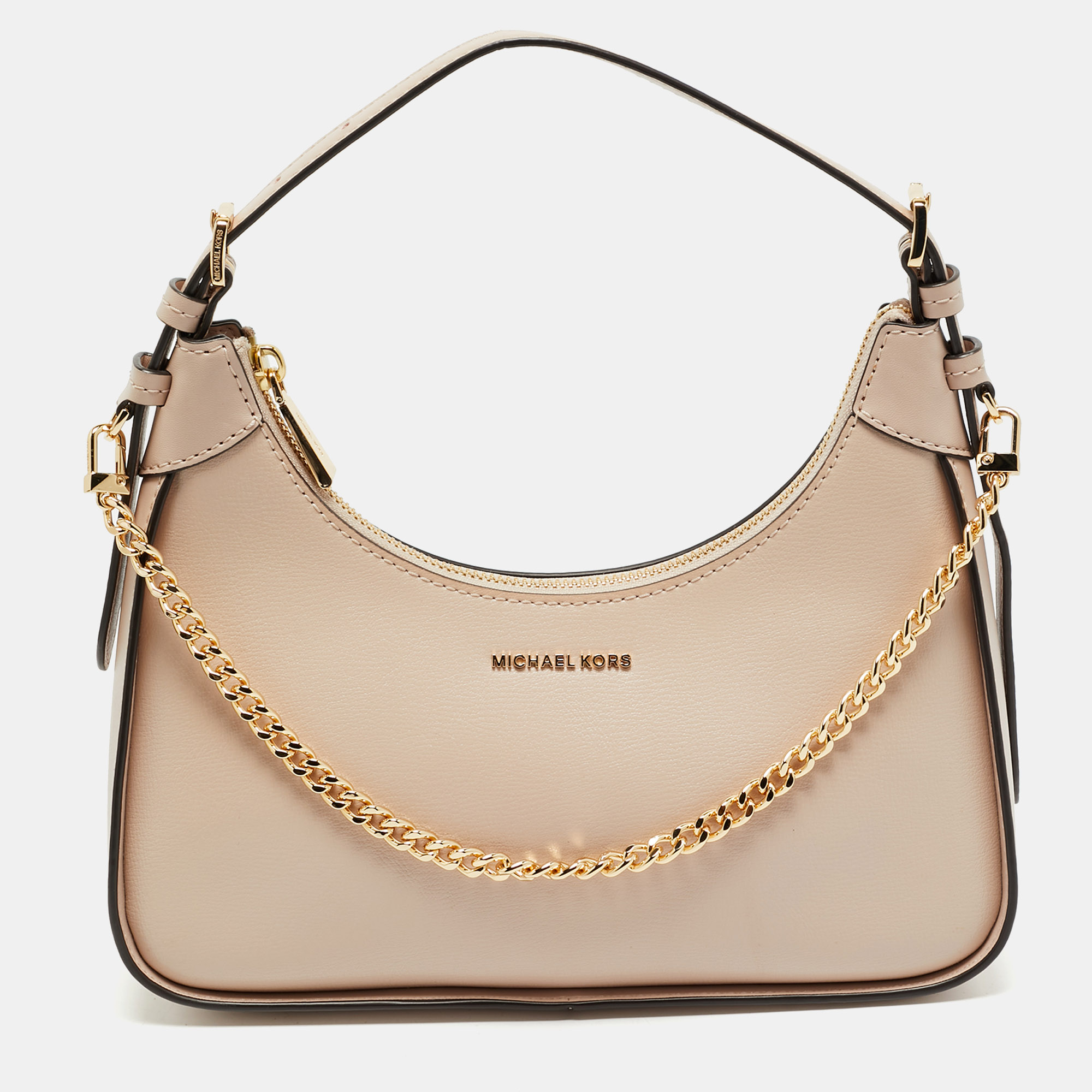 

Michael Kors Pink Leather Wilma Shoulder Bag
