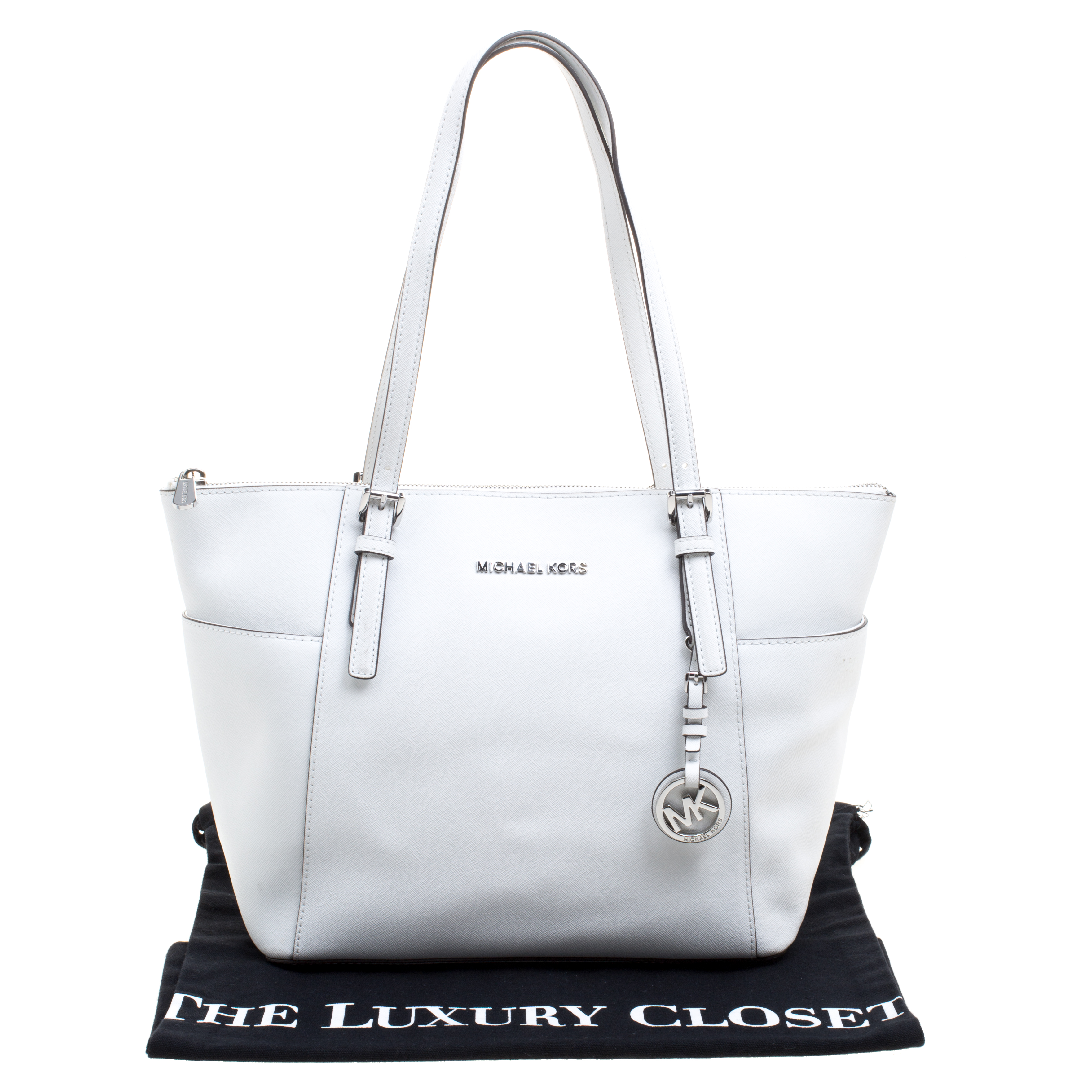 Michael Kors tote bag White Leather ref.404541 - Joli Closet