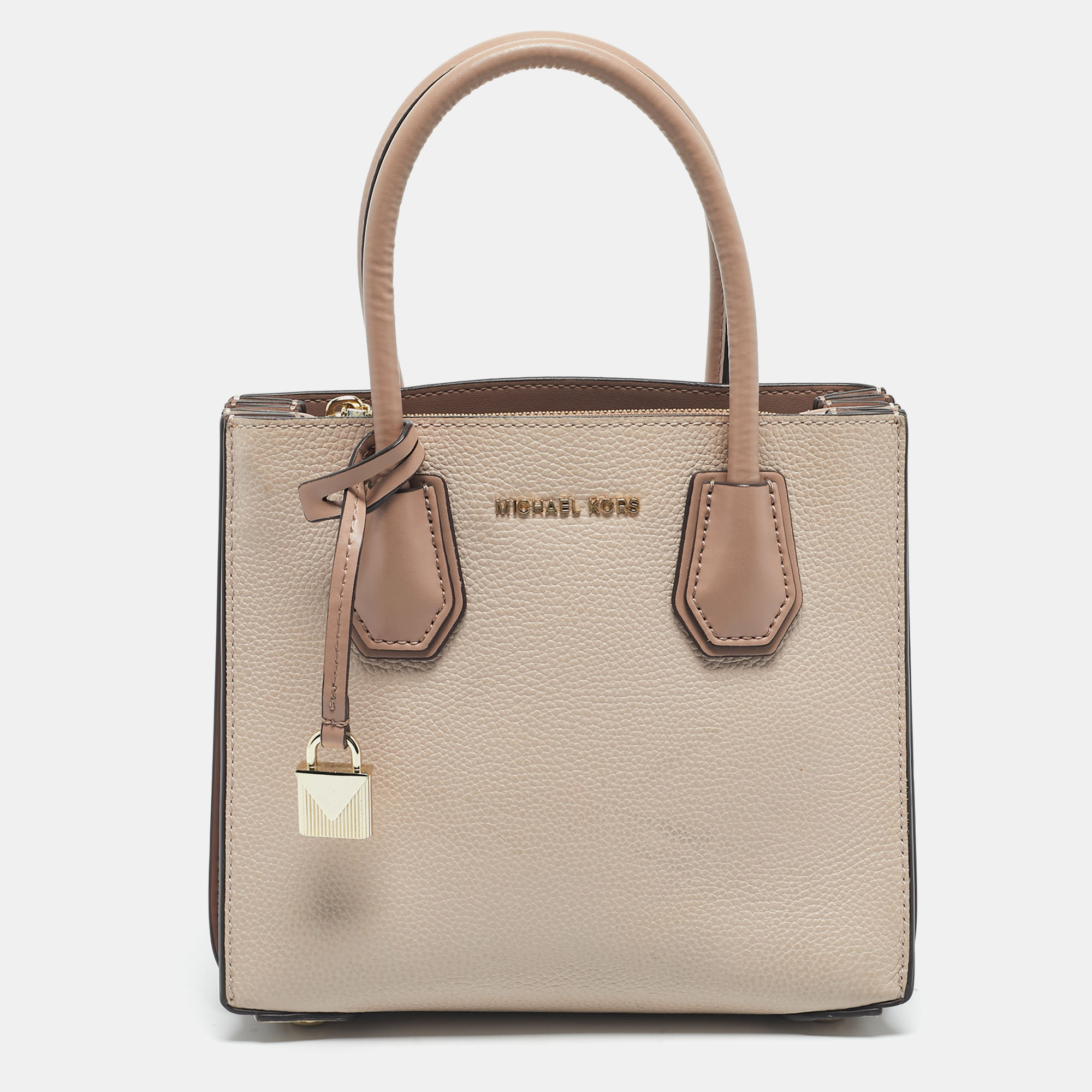 

Michael Kors Light Pink Leather Mini Mercer Tote