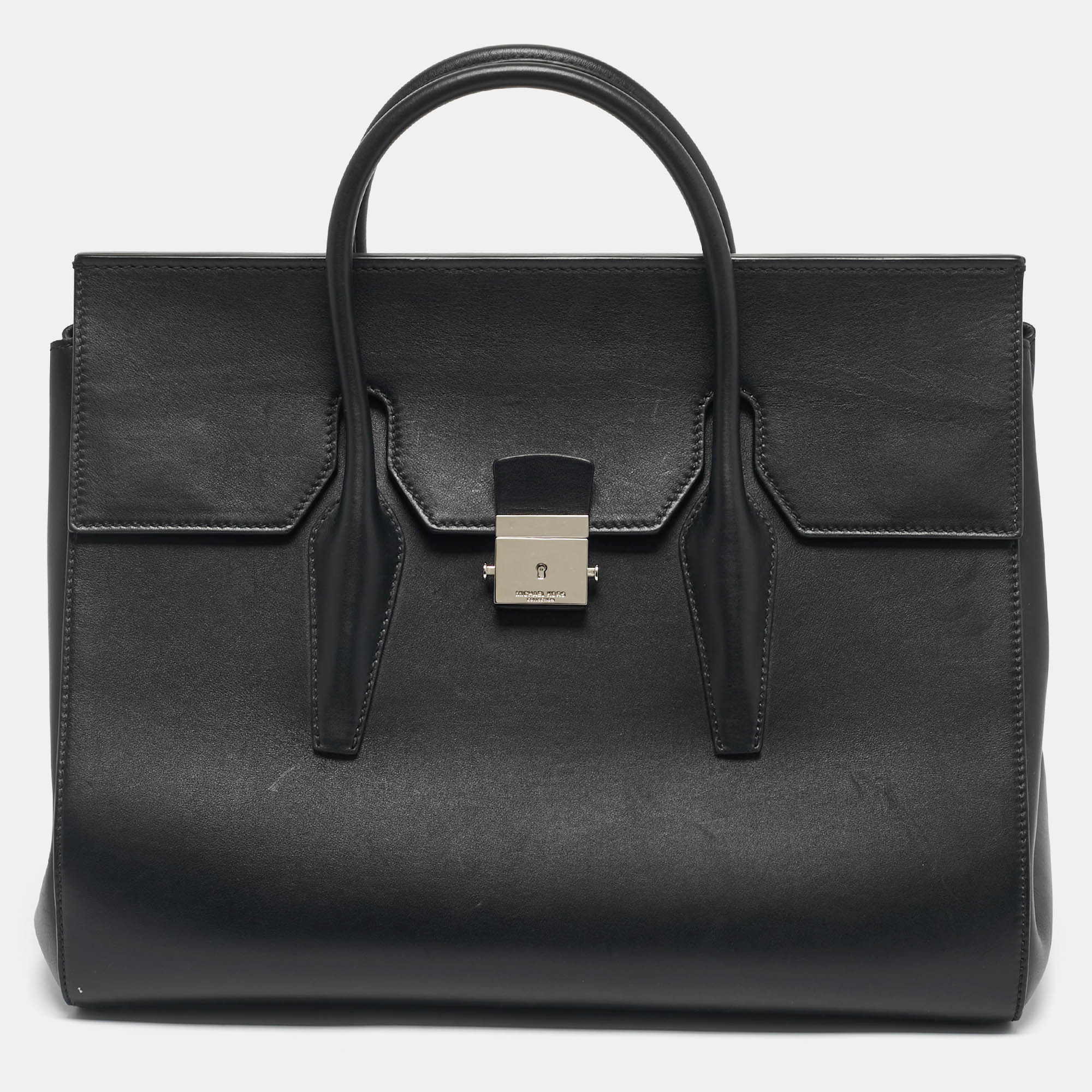 

Michael Kors Black Leather Large Campbell Weeknder Bag