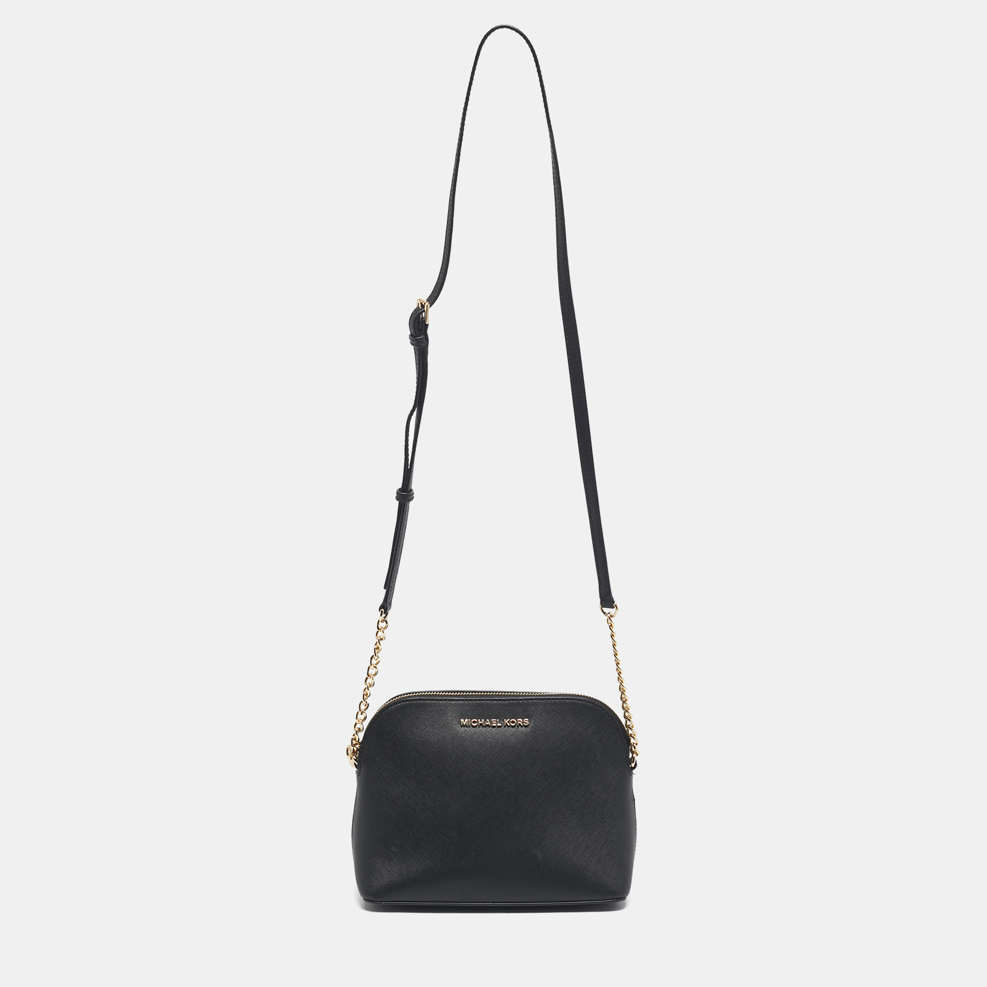 

Michael Kors Black Leather Cindy Crossbody Bag