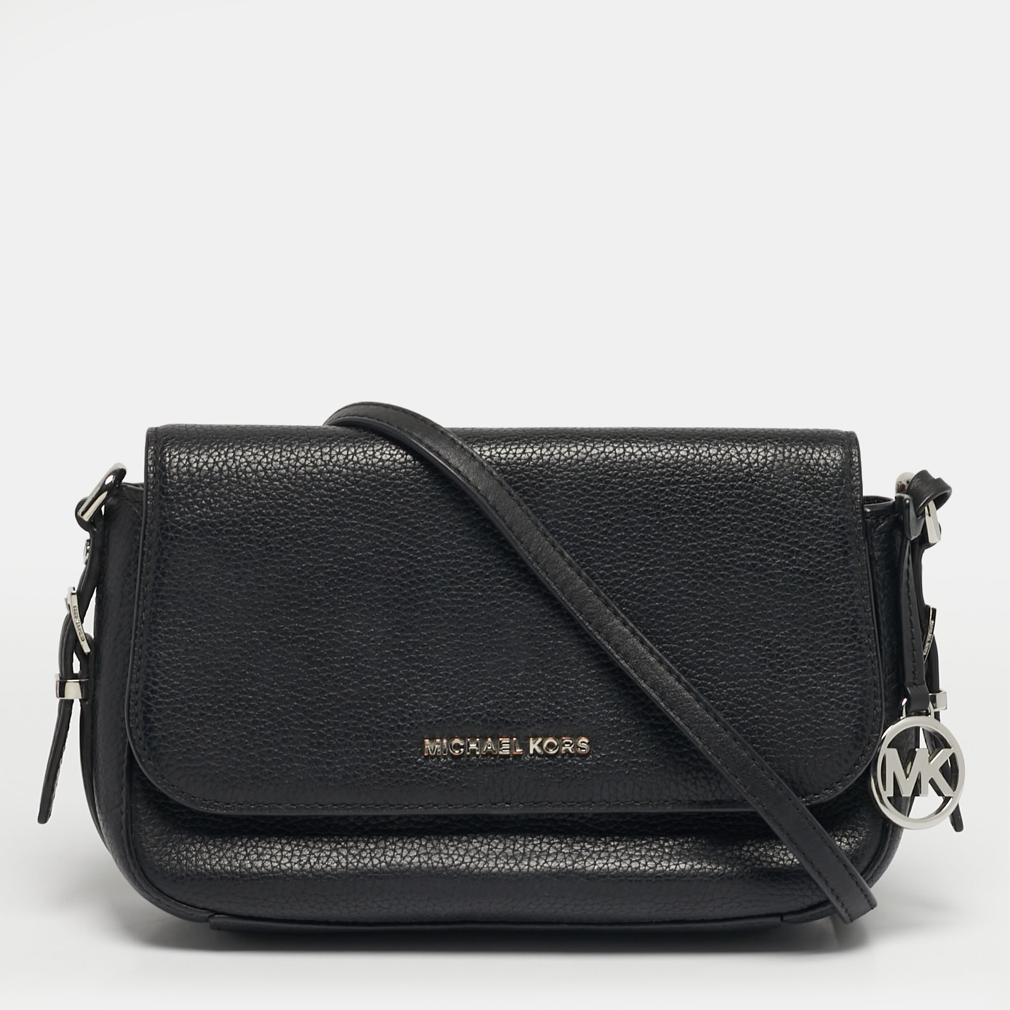 

Michael Kors Bedford Legacy Flap Black Leather Crossbody Bag