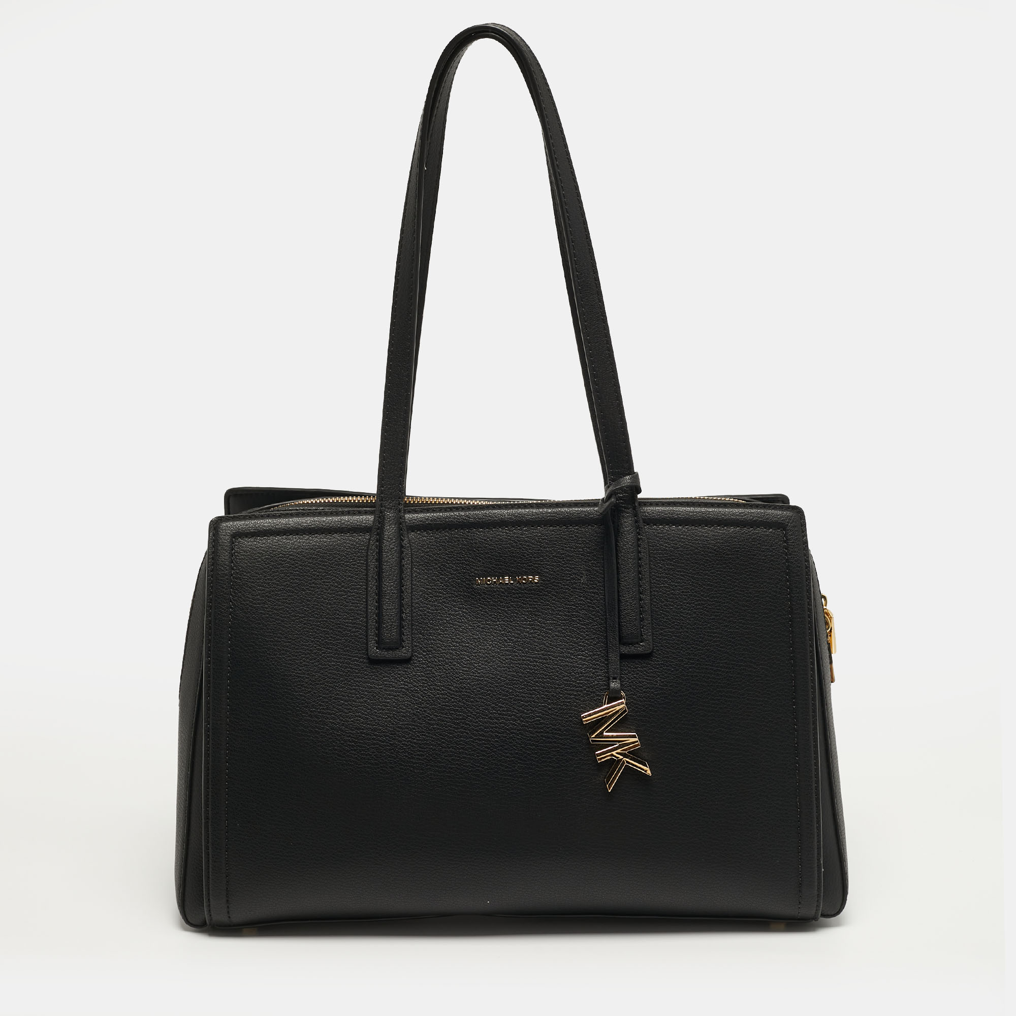 

Michael Kors Laila  Black Leather Tote