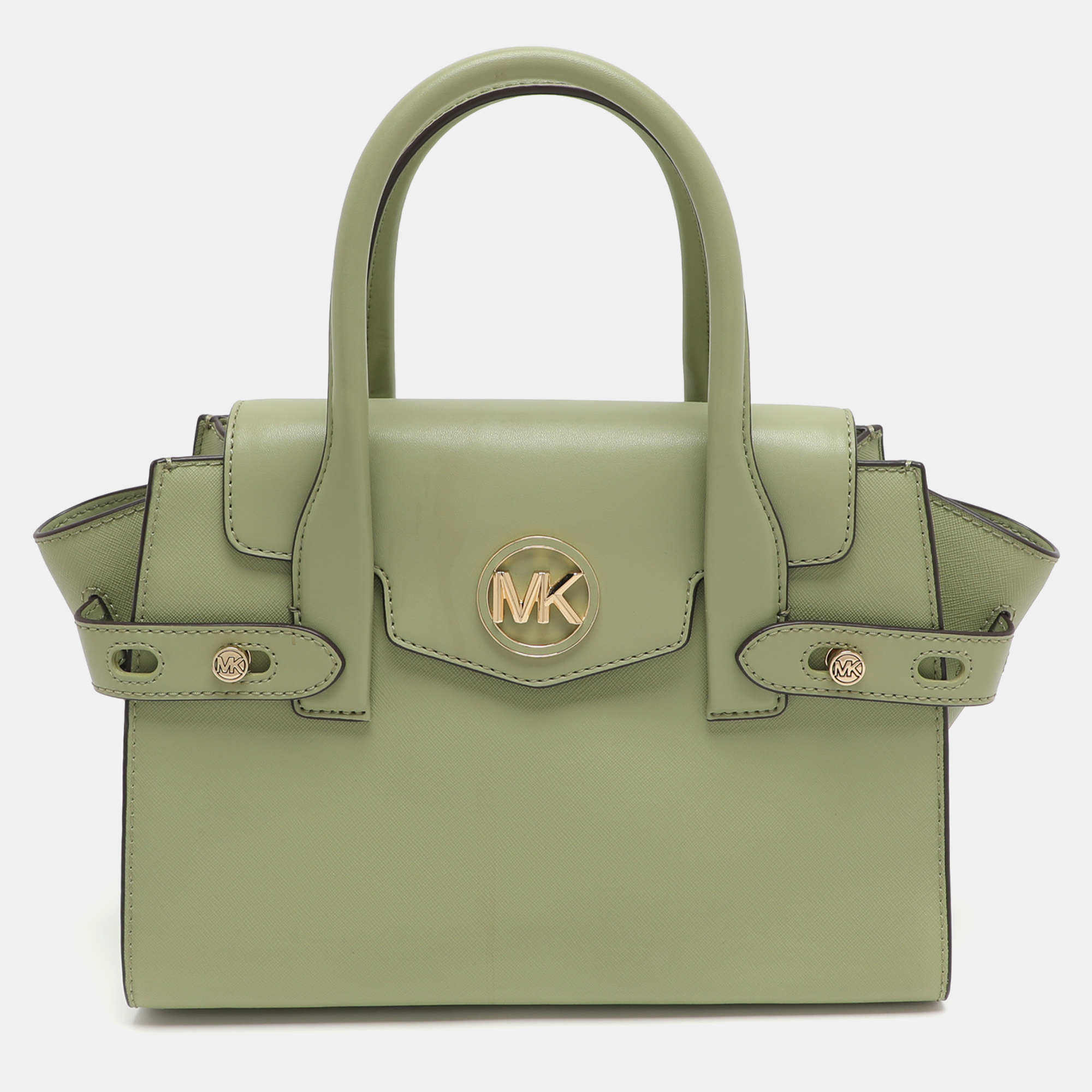 

Michael Kors Carmen Green Leather Satchel