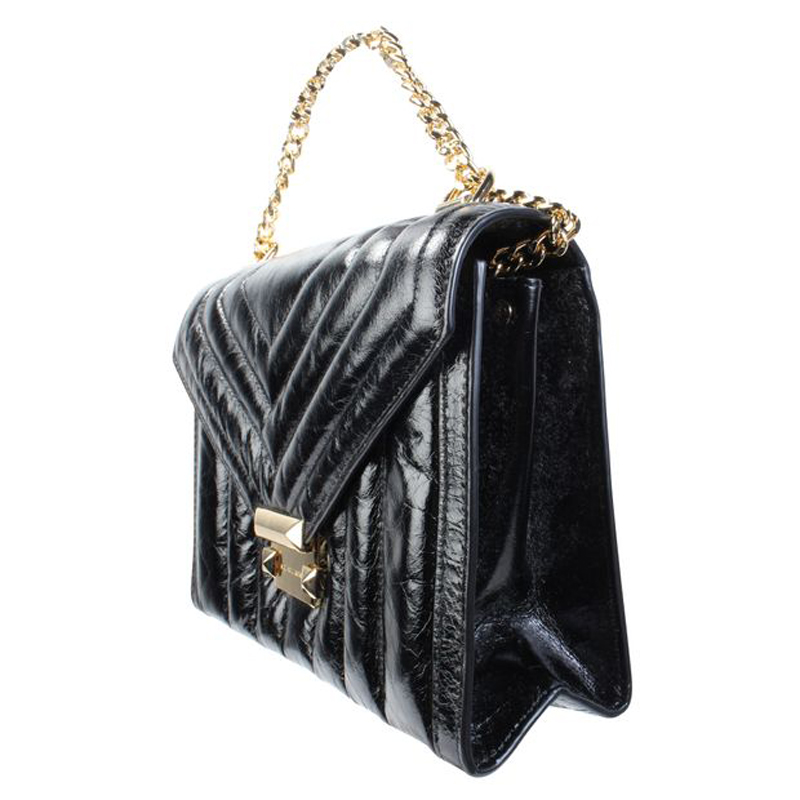 

Michael Kors Black Leather Chain Box Bag