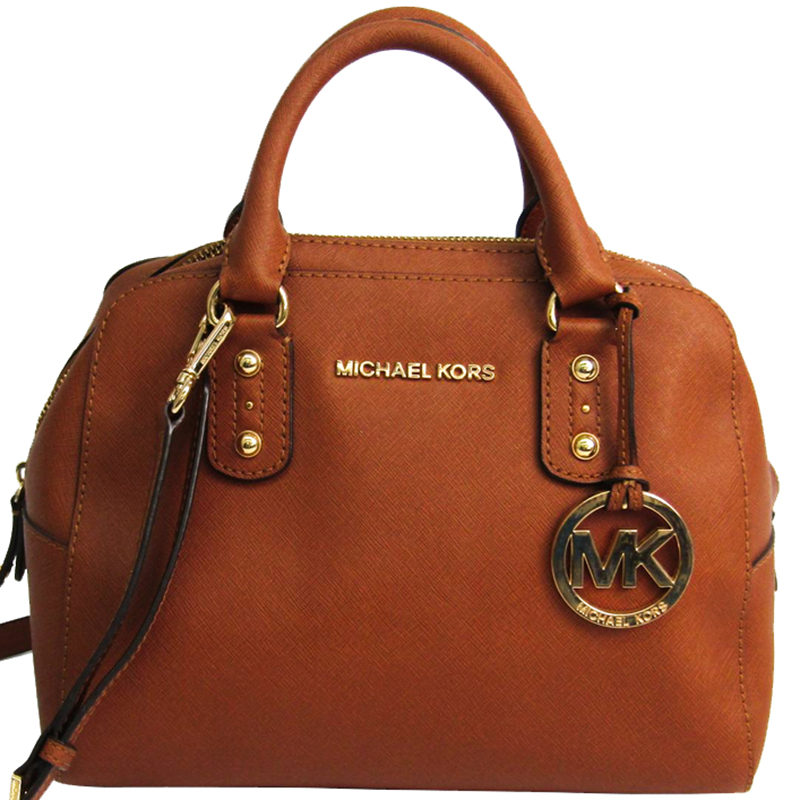 michael michael kors cleo small saffiano leather satchel