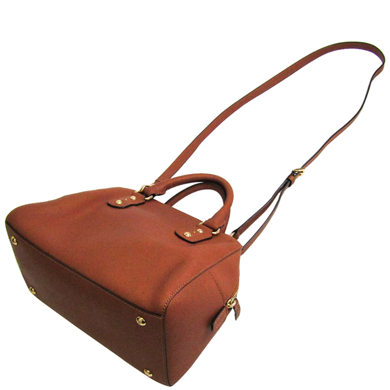 

Michael Kors Brown Saffiano Leather Satchel