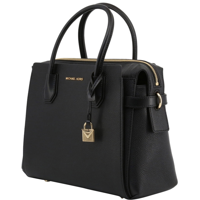 

Michael Kors Black Pebbled Leather Mercer Tote