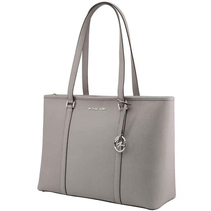 

Michael Kors Pearl Gray Leather Tote Bag, Grey