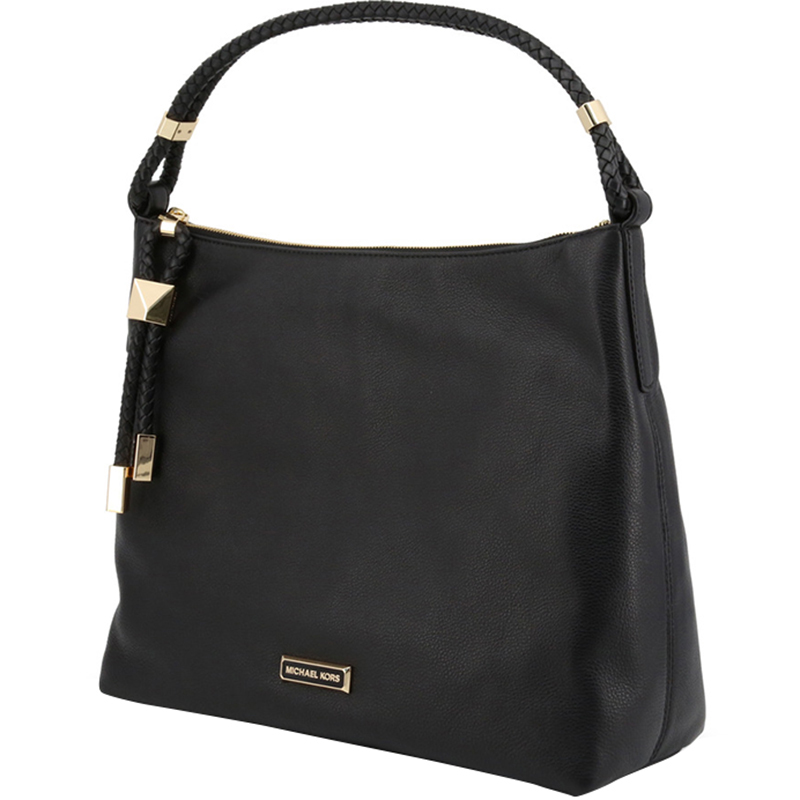

Michael Kors Black Leather Drawstring Shoulder Bag