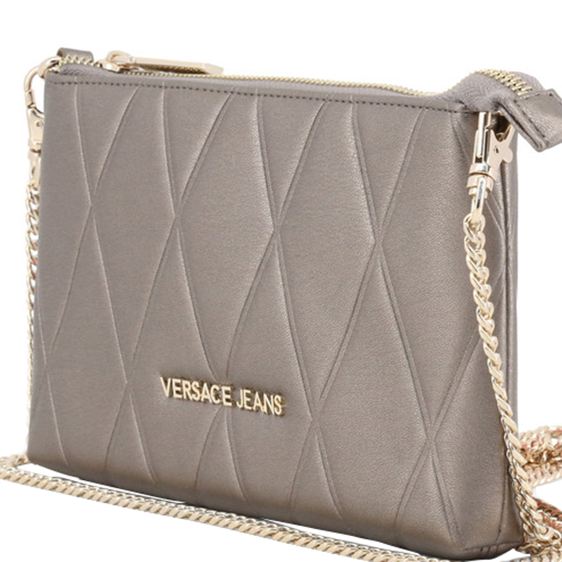 

Versace Jeans Gray Canvas Clutch Bag, Grey