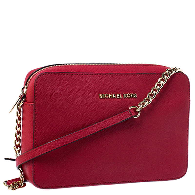 mk crossbody red