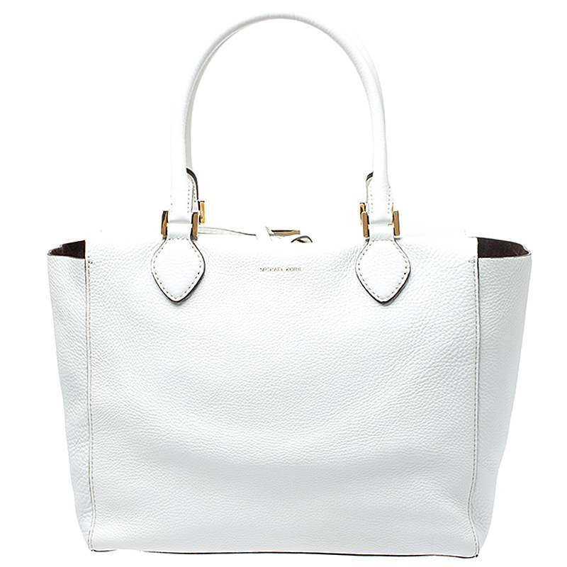 white purse michael kors