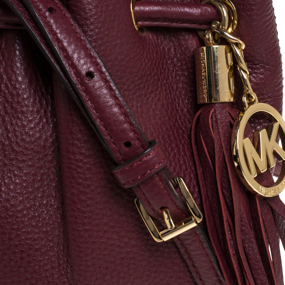MICHAEL KORS Burgundy Brown Patent Leather Has tag! Crossbody Purse –  ReturnStyle