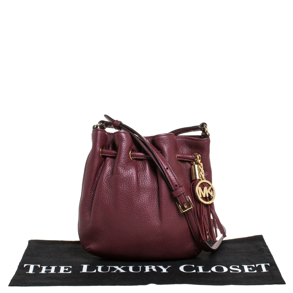 MICHAEL KORS Burgundy Brown Patent Leather Has tag! Crossbody Purse –  ReturnStyle