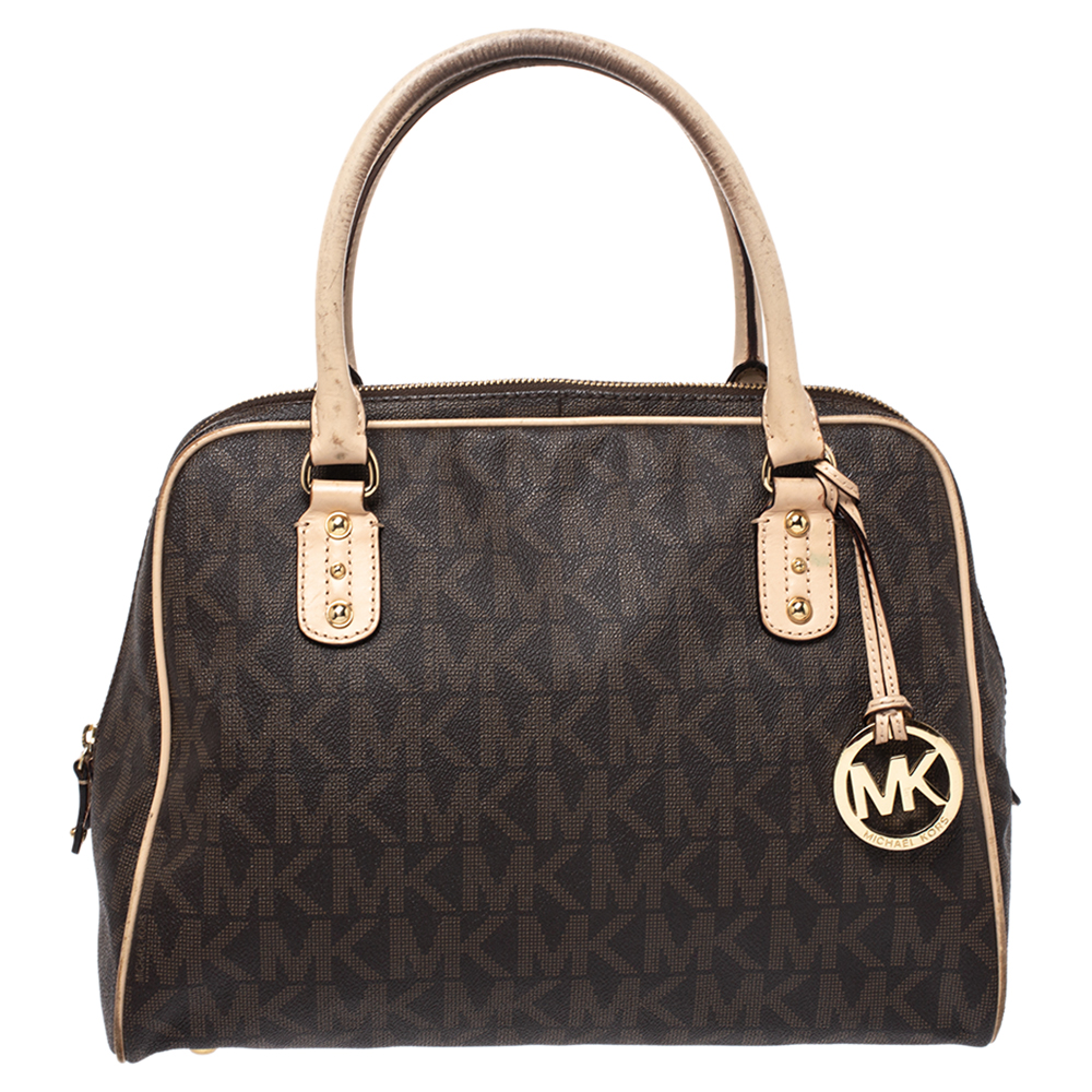 michael kors dome satchel