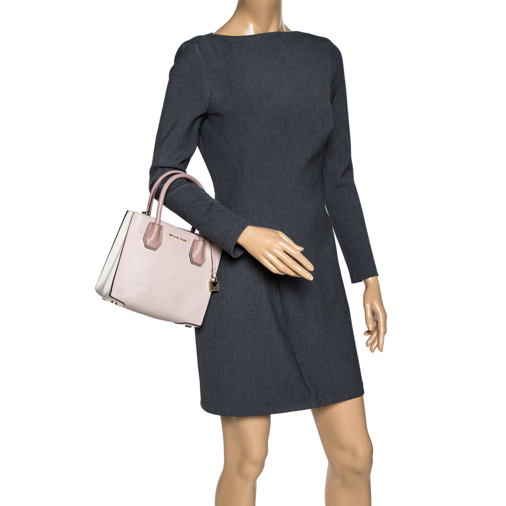 

Michael Kors Pink Leather Mini Mercer Tote