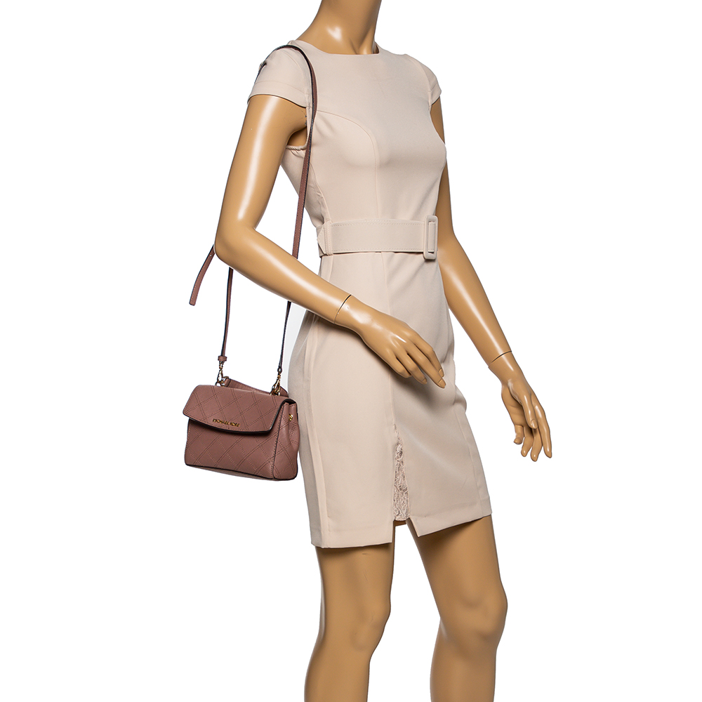 

Michael Kors Old Rose Leather Mini Ava Top Handle Bag, Pink