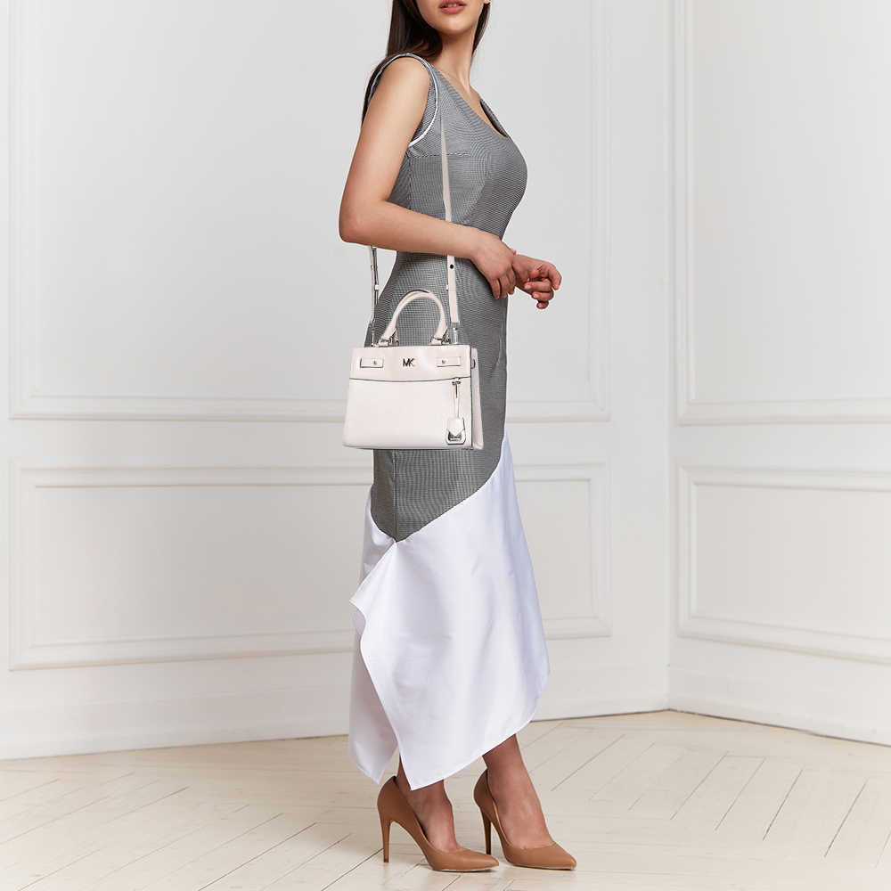 

Michael Kors Beige Leather Medium Reagan Tote