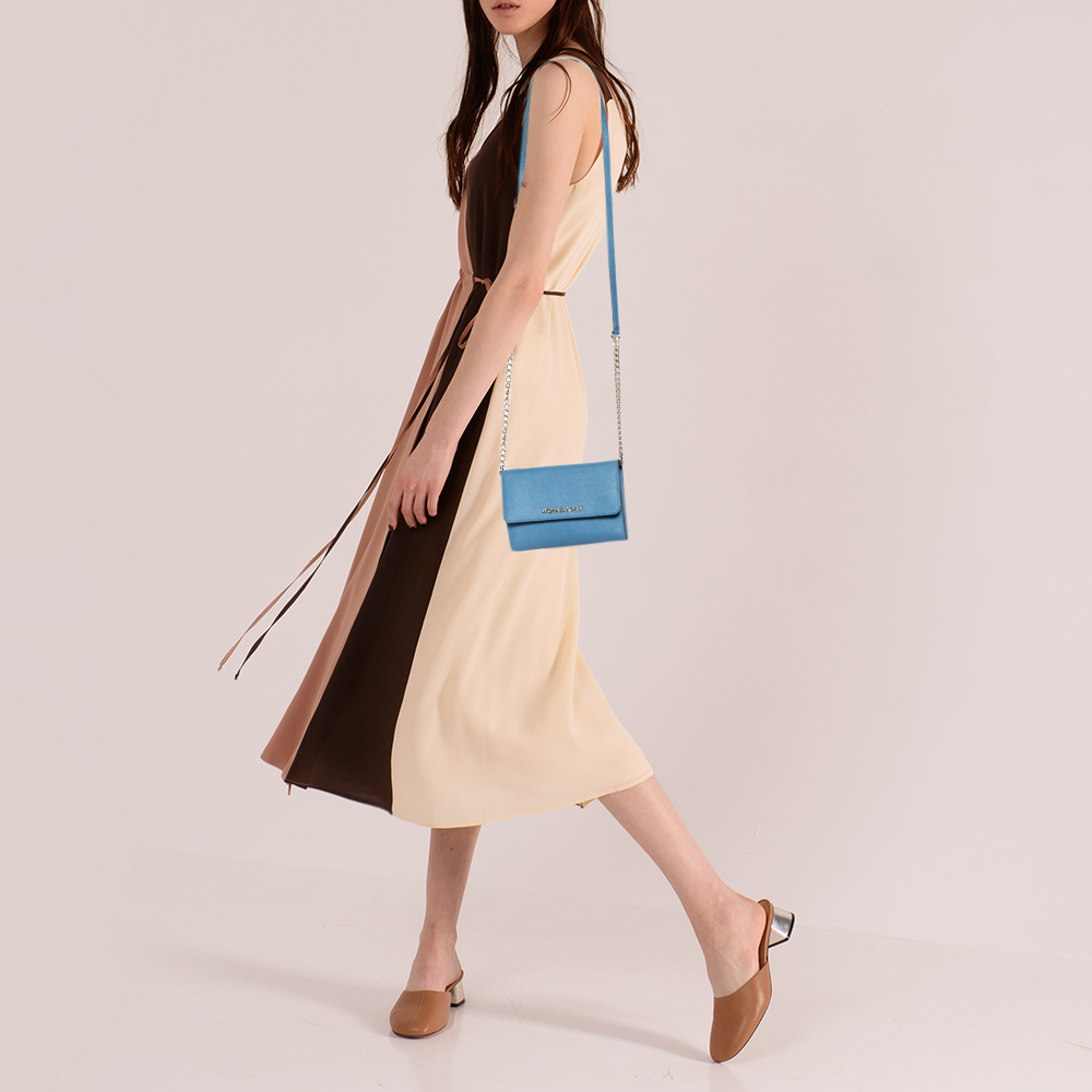 

Michael Kors Blue Leather Crossbody Bag