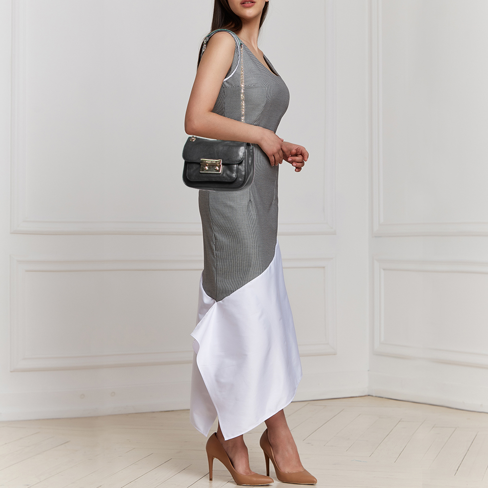 

Michael Kors Black Leather Sloan Crossbody Bag