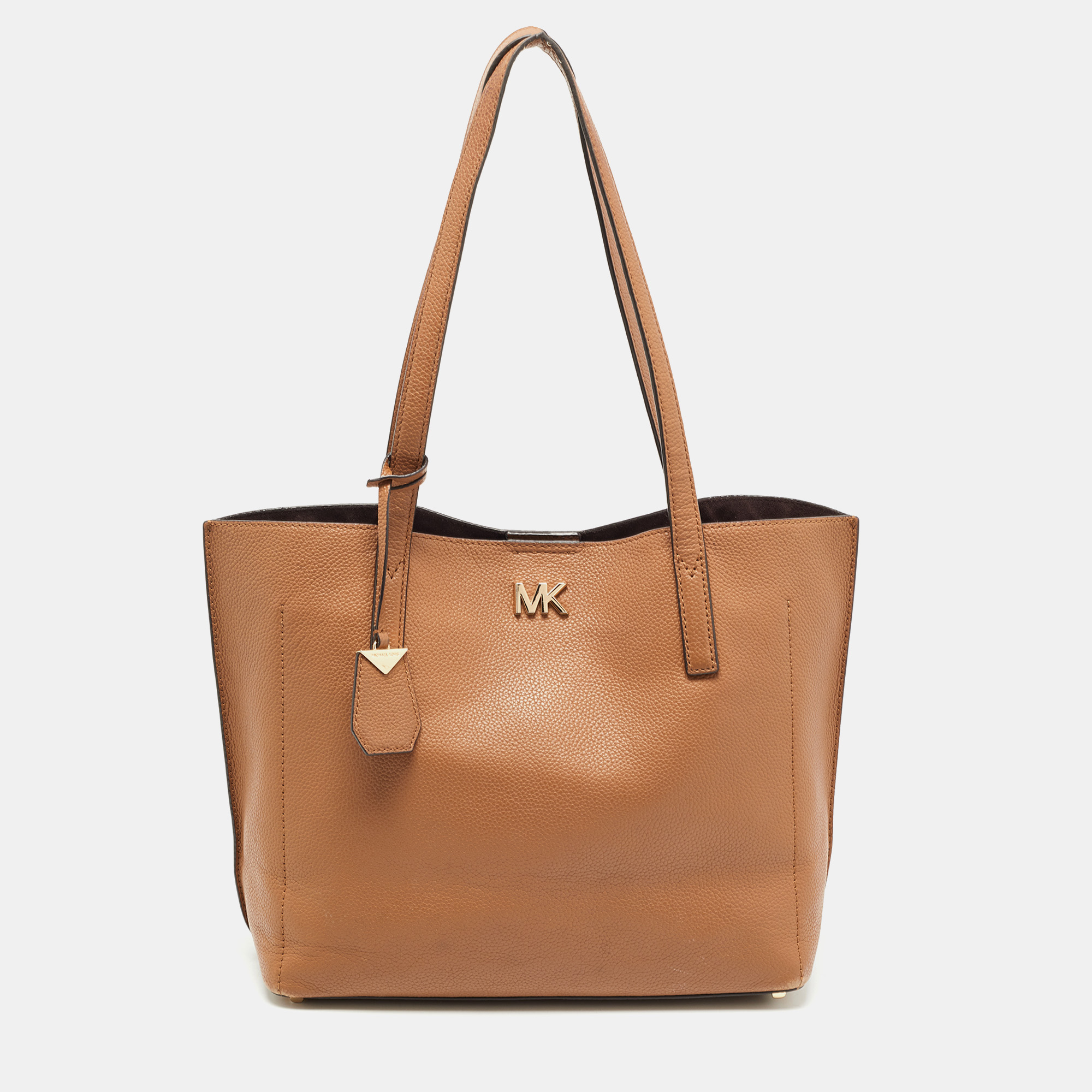 Pre-owned Michael Kors Brown Leather Ana Tote