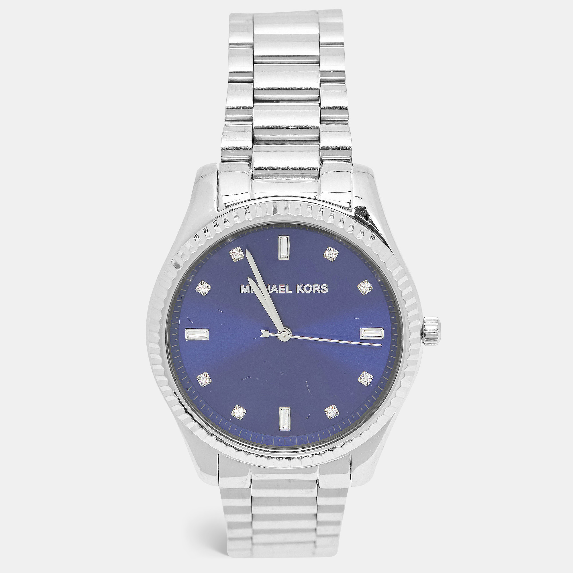 

Michael Kors Blue Stainless Steel Blake MK3225 Unisex Wristwatch