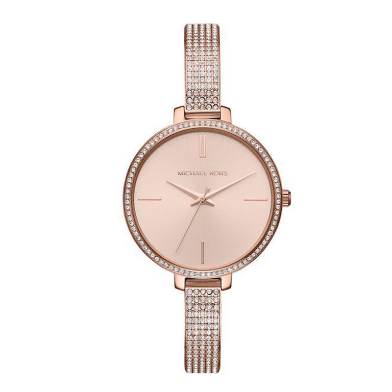

Michael Kors Rose Gold Diamond and Stainless Steel MK3785 Women's Wristwatch, Pink