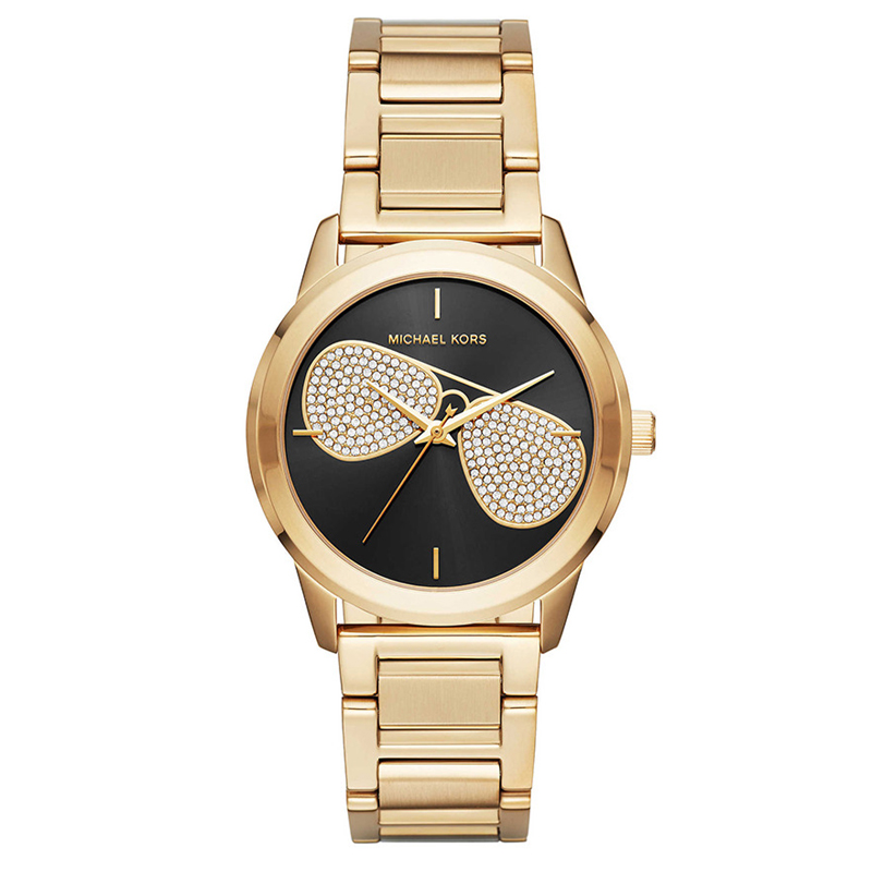 

Michael Kors Black Yellow Gold Diamond and Stainless Steel MK3647 Wome's Wristwatch